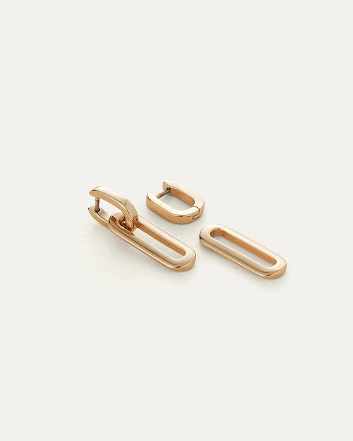 Jenny Bird - Teeni Detachable Link Gold Earrings