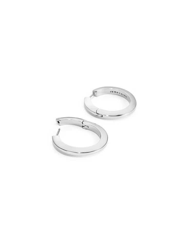 JENNY BIRD - Toni Hinged Hoop Earrings Silver