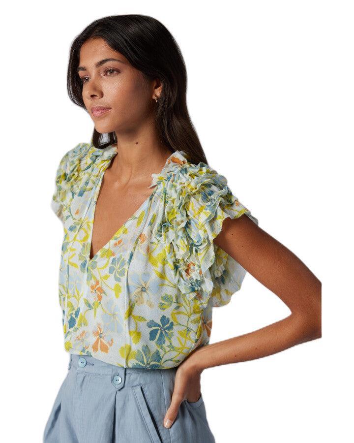 Joie - Tezza Floral Print Blouse