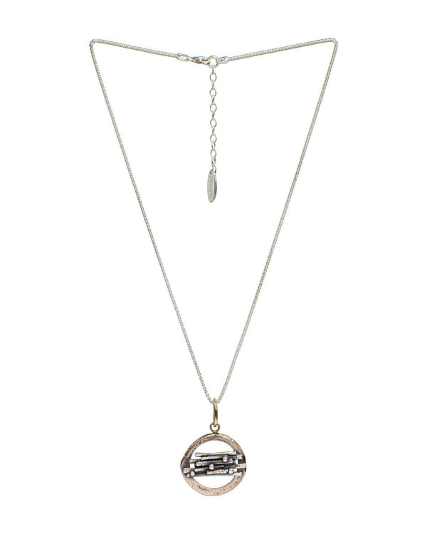 Karyn Chopik - Bronze Circle Necklace