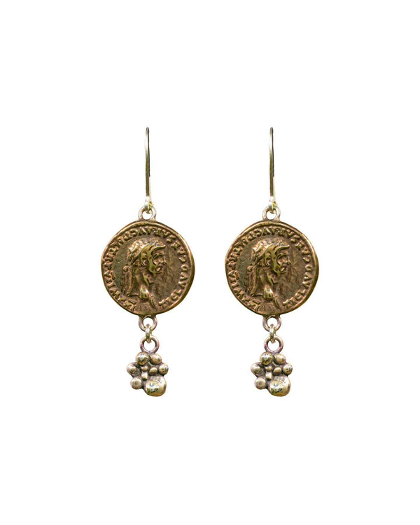 Karyn Chopik - Coin Drop Dangle Earrings