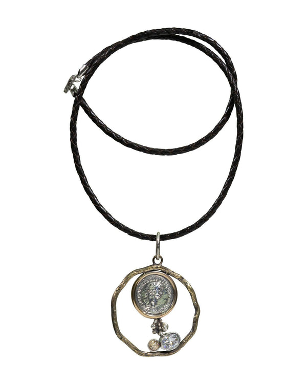 Karyn Chopik - Coin Mixed Media Necklace