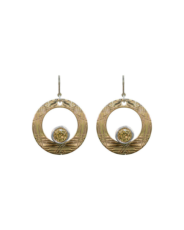 Karyn Chopik - Drop Circle Earrings