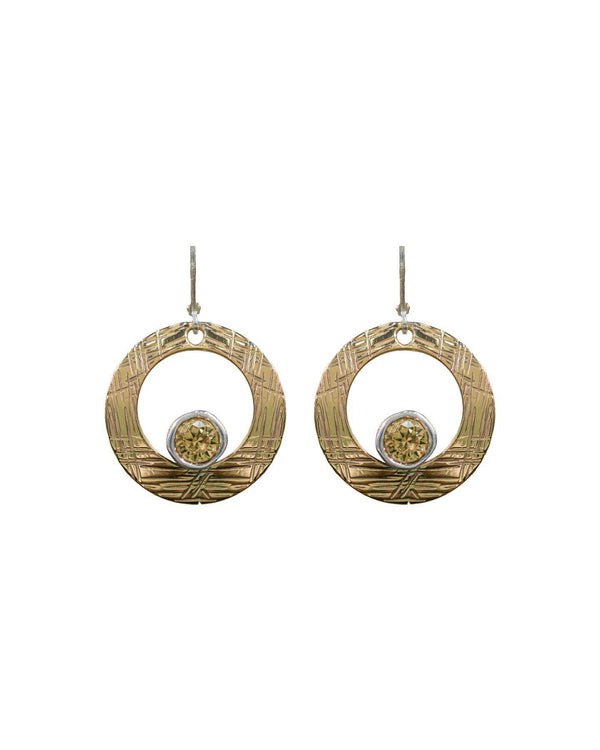 Karyn Chopik - Drop Circle Earrings