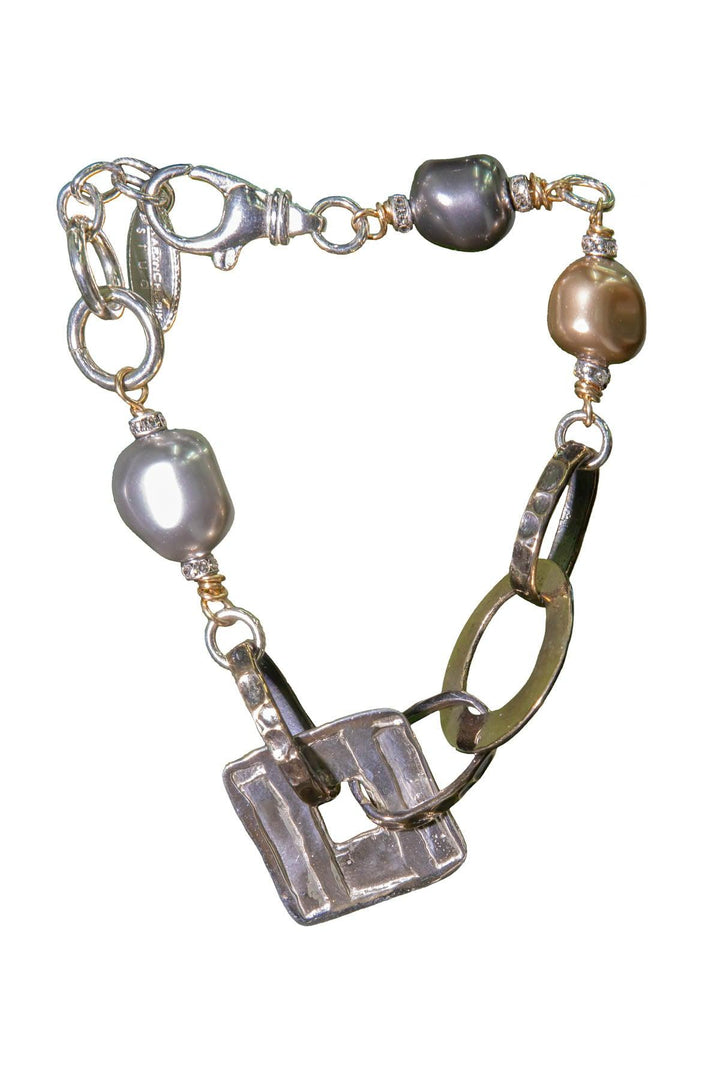 Karyn Chopik - Multi Metal Pearl Bracelet
