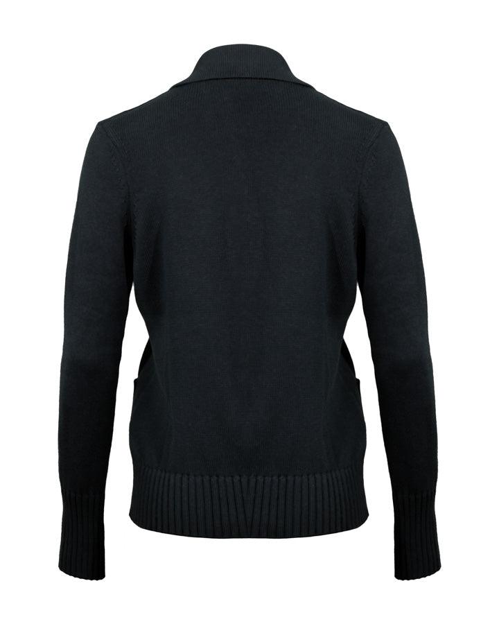Kinross Cashmere - Cotton Jacket Look Cardigan