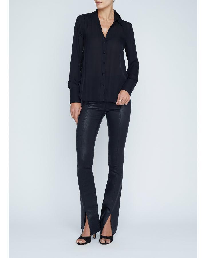 L'Agence - Hailie French Word Back Blouse