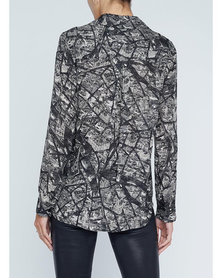 L'Agence - Nina Paris Map Blouse