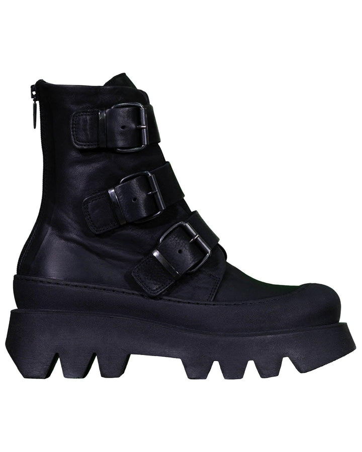 Lofina - Leather Buckle Boot