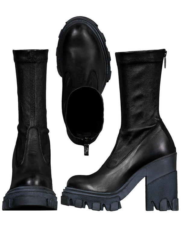 Lofina - Stretch Leather Boot