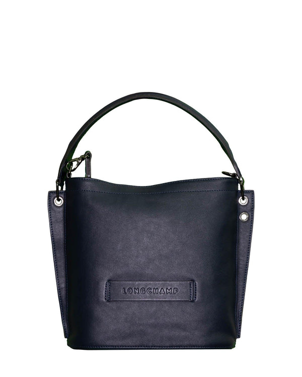 Longchamp - 3D Zip Hobo Crossbody Bag Midnight