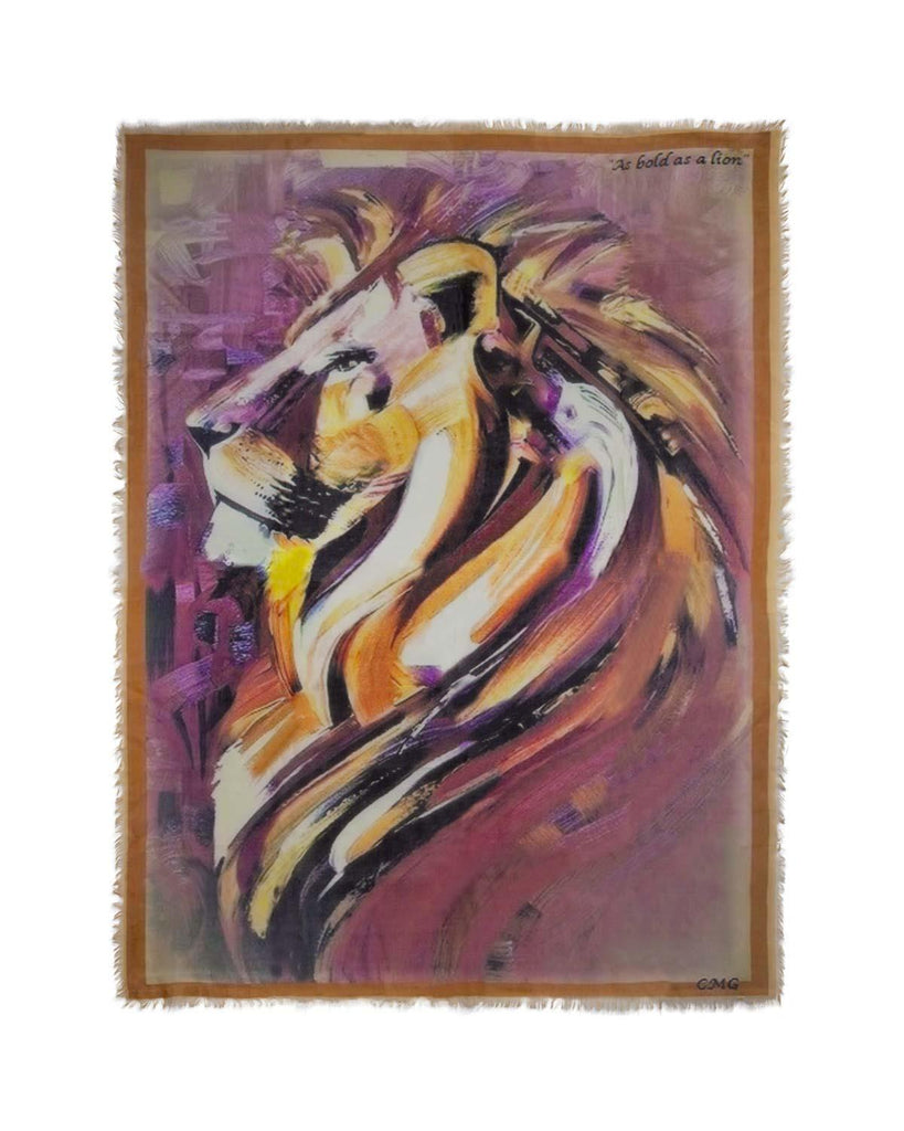 Loves Pure Light - Bold Lion Scarf