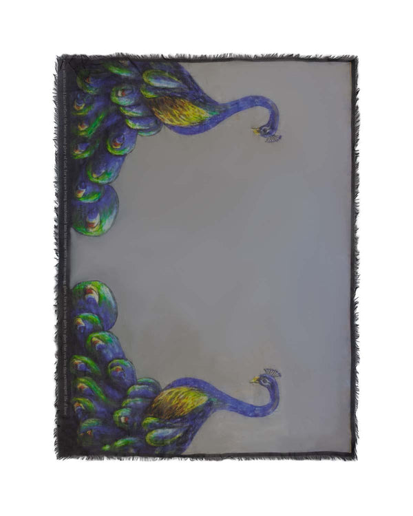 Loves Pure Light - Peacock Scarf