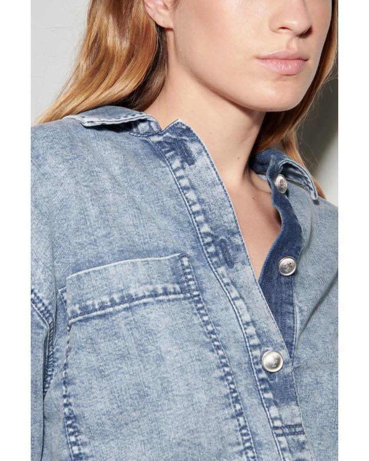 Luisa Cerano - Acid Wash Denim Shirt