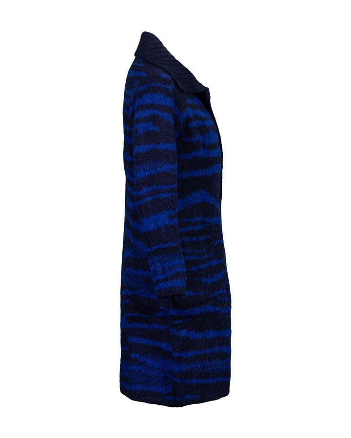 Luisa Cerano - Animal Print Long Cardigan