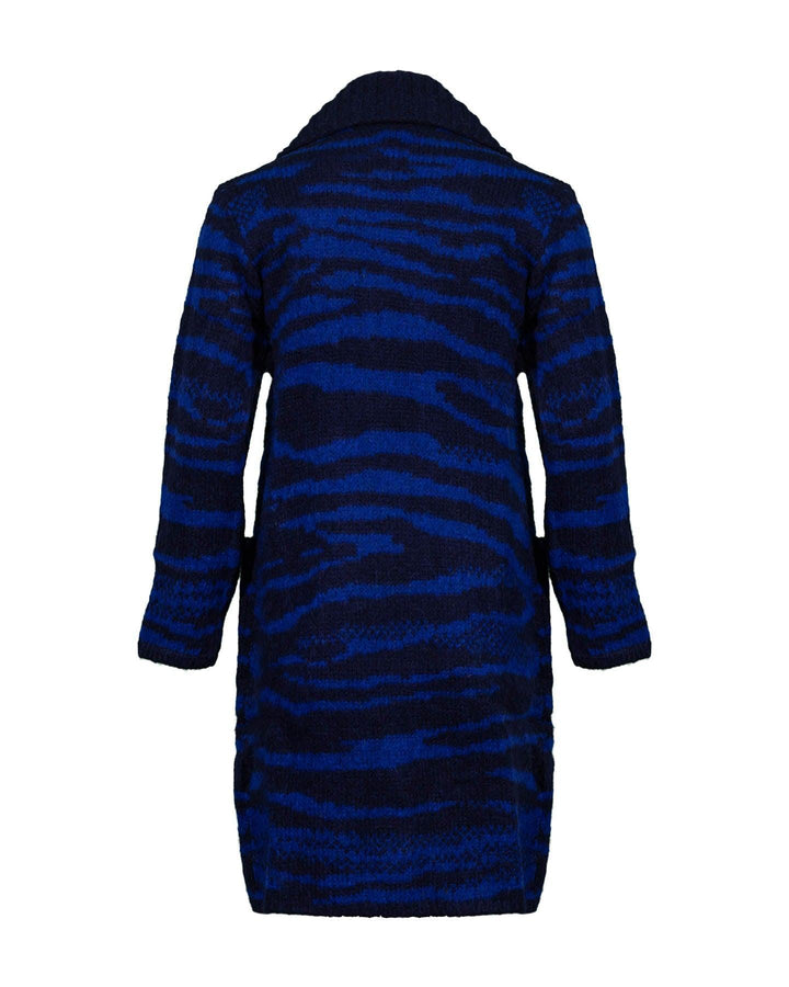 Luisa Cerano - Animal Print Long Cardigan
