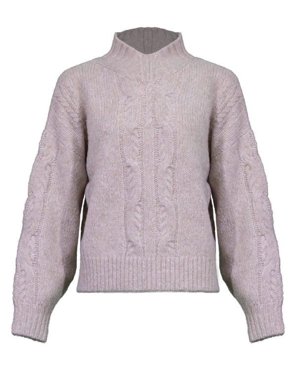 Luisa Cerano - Argyle Cable Knit Pullover