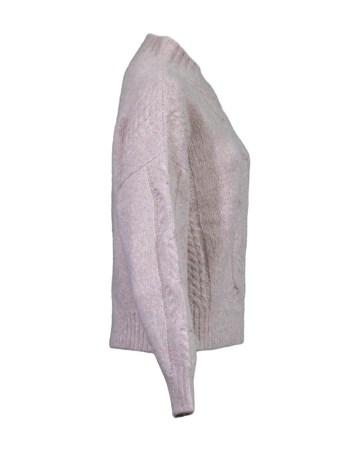 Luisa Cerano - Argyle Cable Knit Pullover