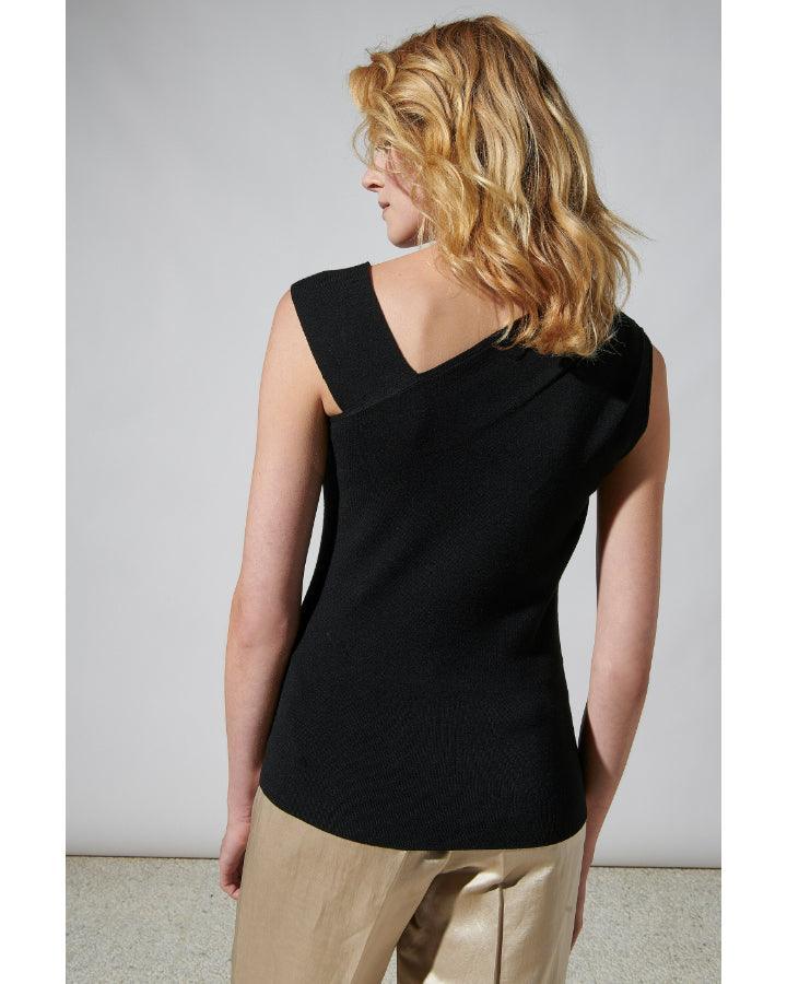 Luisa Cerano - Asymmetrical Knit Top