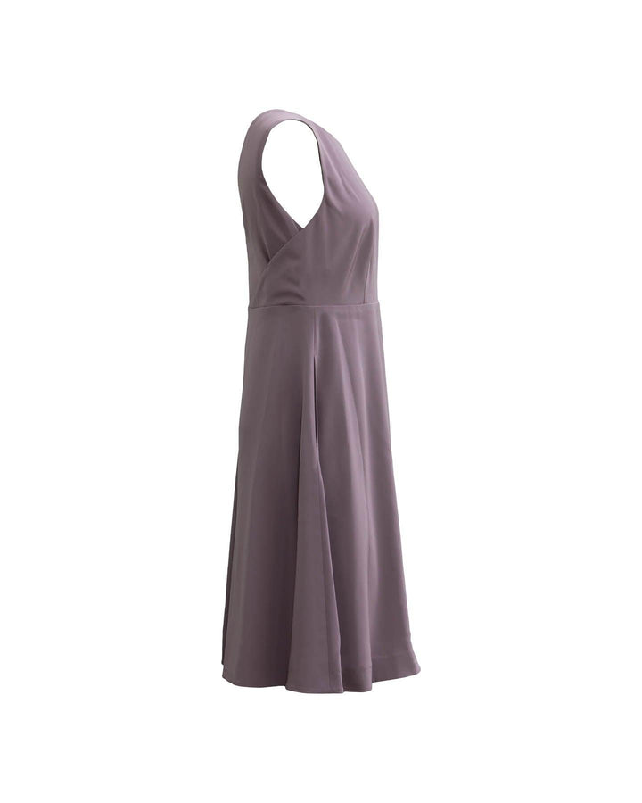 Luisa Cerano - Boatneck Sleeveless Dress