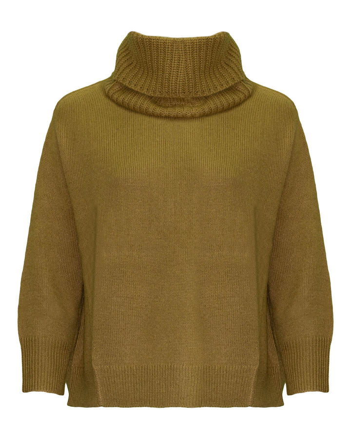 Luisa Cerano - Boxy Pullover Removable Collar