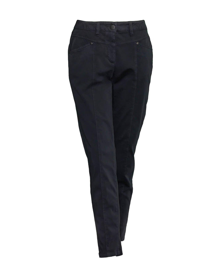 Luisa Cerano - Brushed Cotton Skinny Pants Black