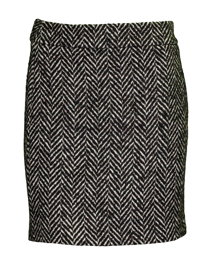 Luisa Cerano - Chevron A-Line Skirt
