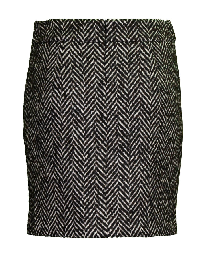 Luisa Cerano - Chevron A-Line Skirt
