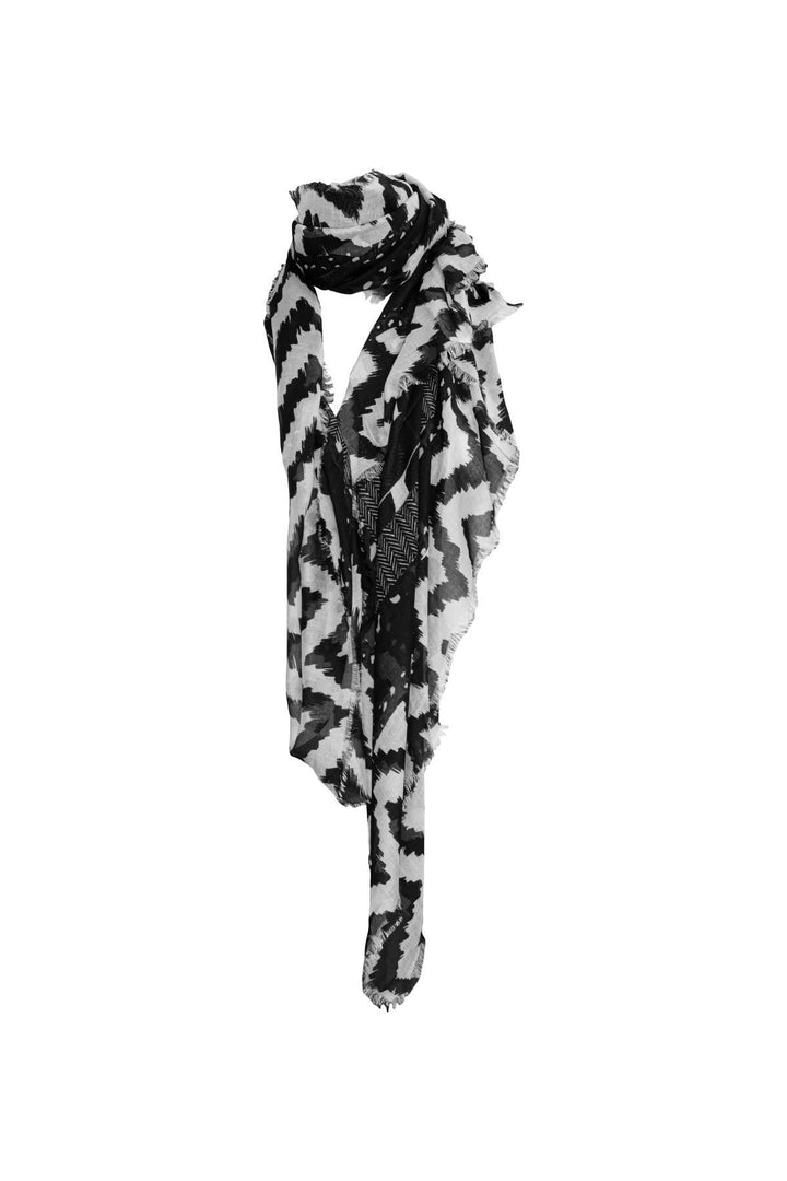 Luisa Cerano - Chevron Print Scarf