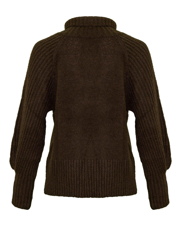 Luisa Cerano - Chunky Funnel Neck Pullover