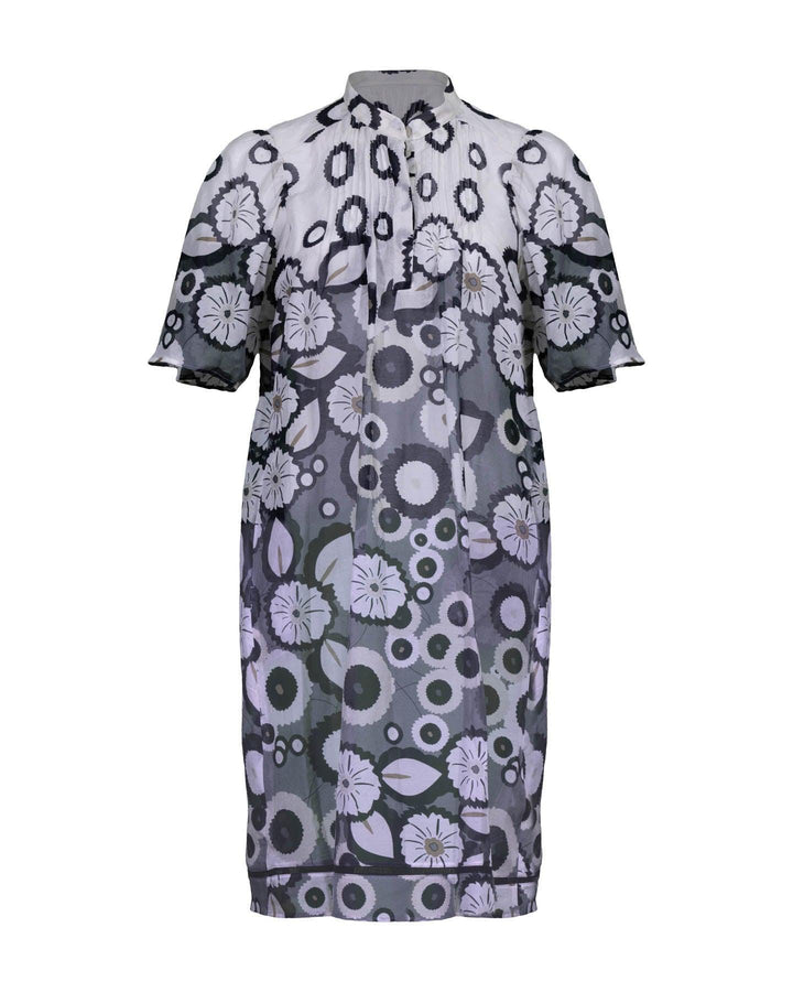 Luisa Cerano - Circle Flower Print Dress