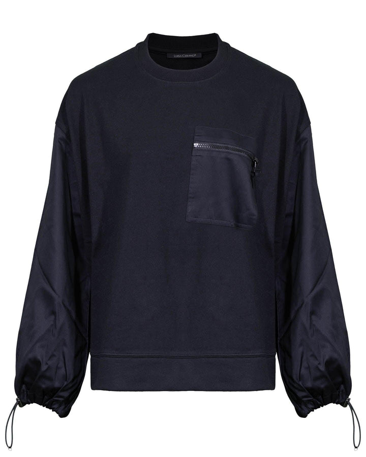 Luisa Cerano - Contrast Detail Sweatshirt