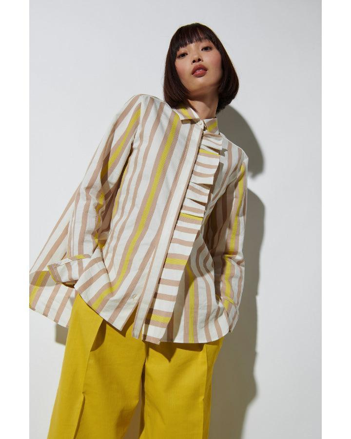 Luisa Cerano - Contrast Stripe Blouse