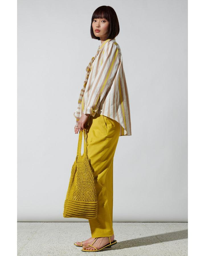 Luisa Cerano - Contrast Stripe Blouse