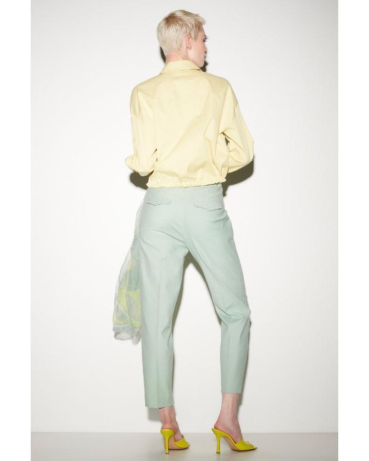 Luisa Cerano - Cotton Stretch Tapered Cropped Pant