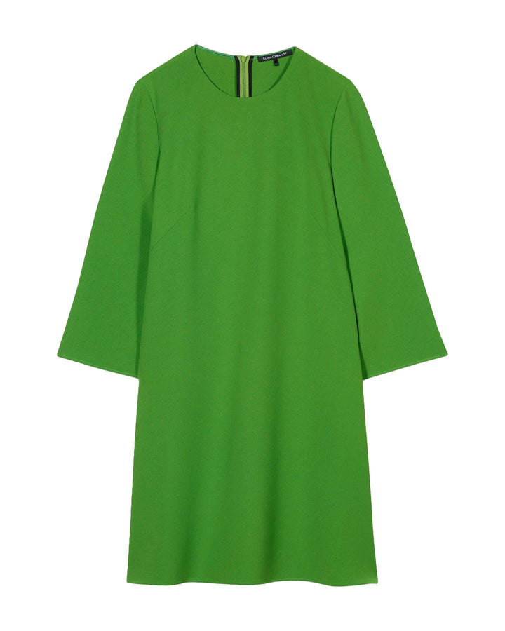 Luisa Cerano - Crepe 3/4 Sleeve Swing Dress