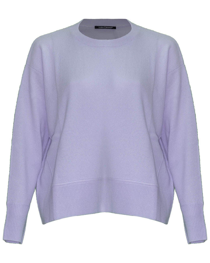 Luisa Cerano - Crew Neck Pullover Lilac