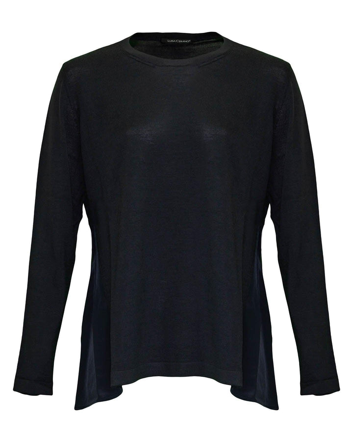 Luisa Cerano - Crew Neck Pullover Side Detail