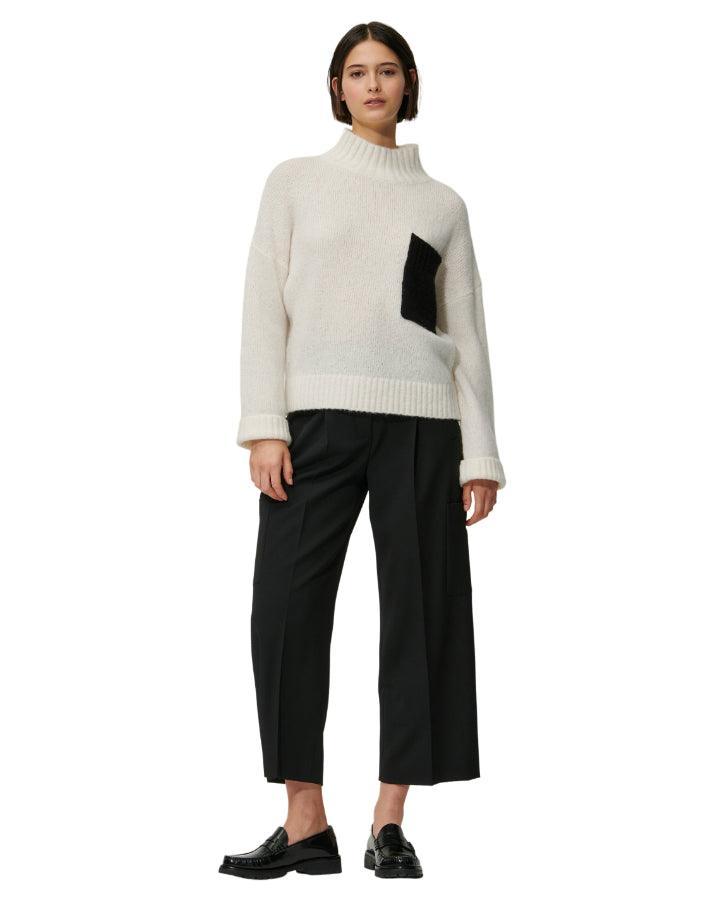 Luisa Cerano - Cropped Patch Cargo Pocket Pant