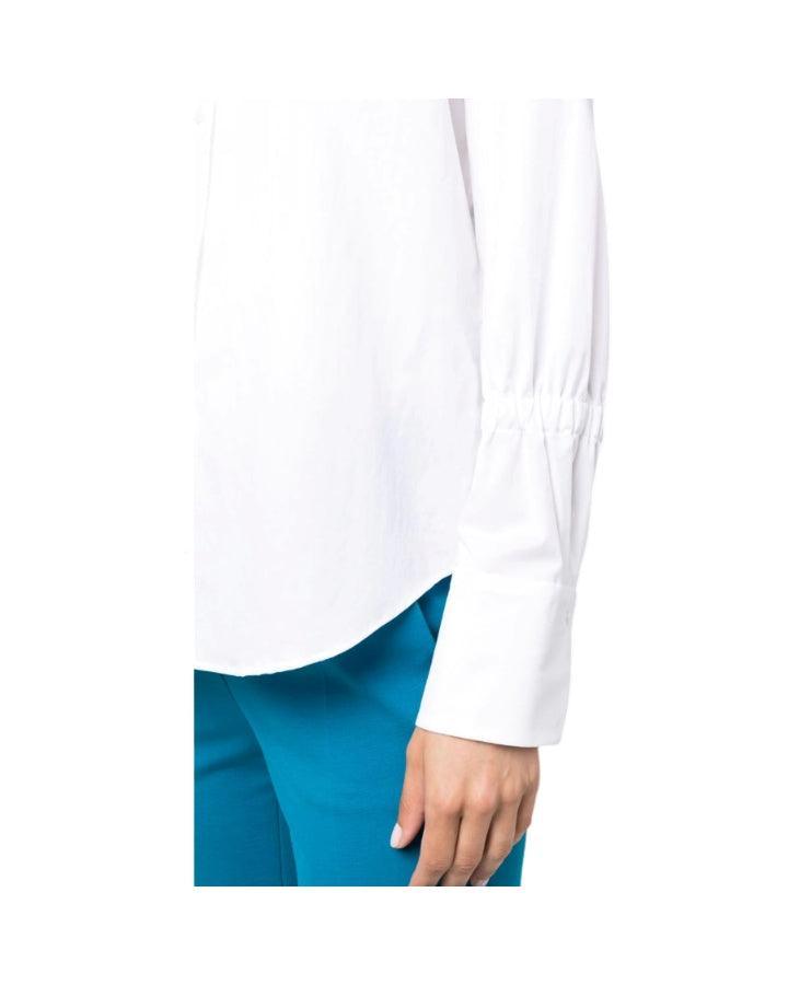 Luisa Cerano - Cuff Detail White Blouse