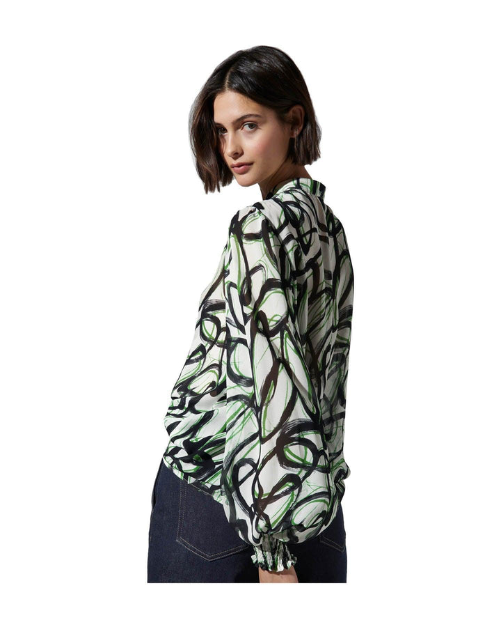 Luisa Cerano - Curly Graphic Blouse