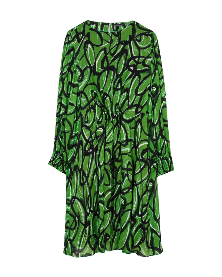 Luisa Cerano - Curly Graphic Print Dress
