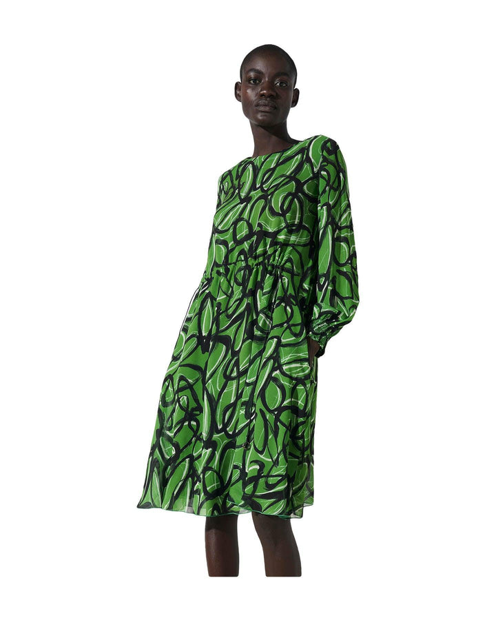 Luisa Cerano - Curly Graphic Print Dress