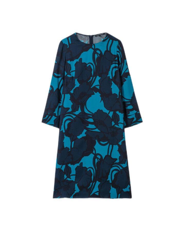 Luisa Cerano - Dark Flower Print Dress