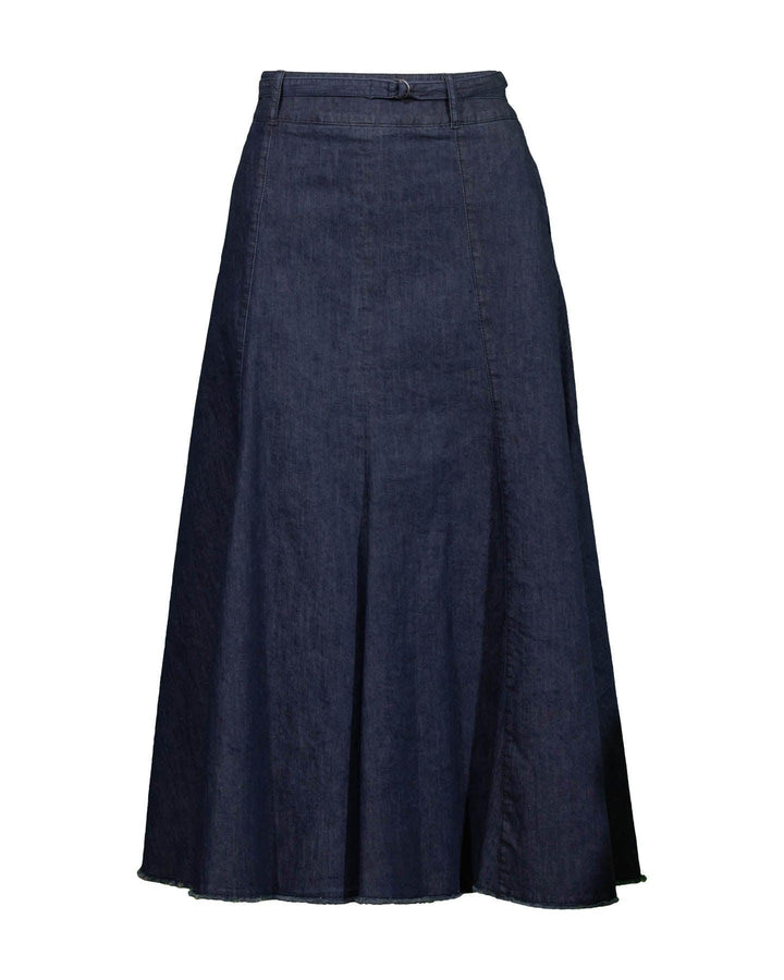 Luisa Cerano - Denim Godet Skirt
