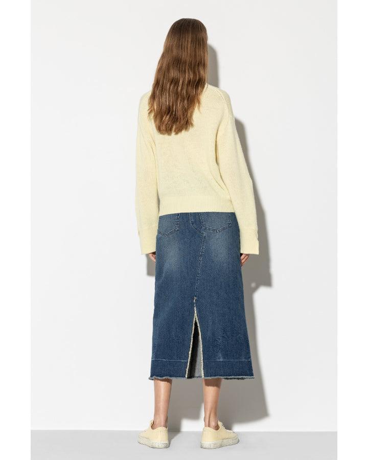 Luisa Cerano - Denim Midi Skirt