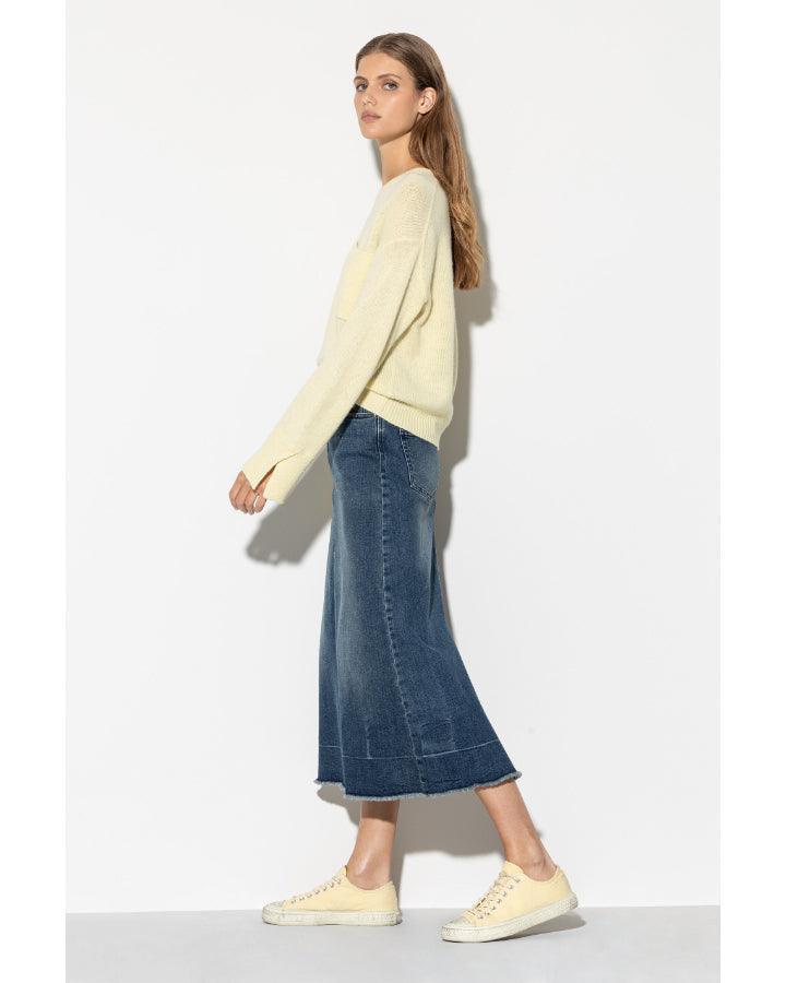 Luisa Cerano - Denim Midi Skirt