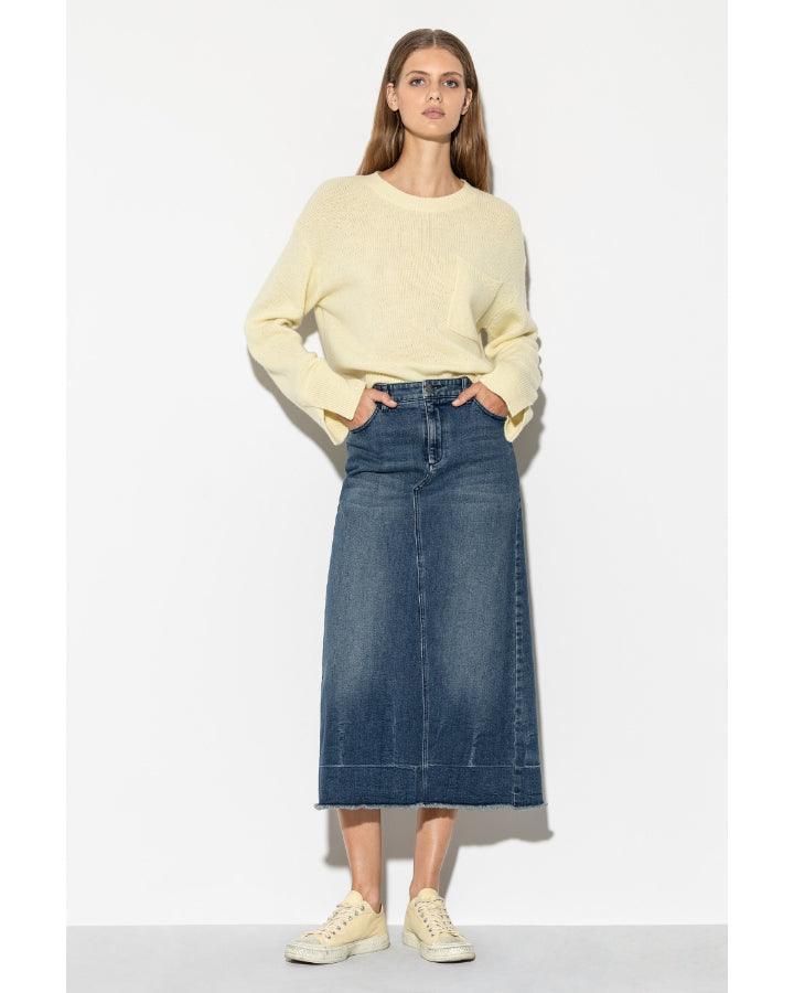 Luisa Cerano - Denim Midi Skirt