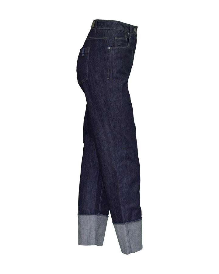 Luisa Cerano - Denim Rolled Cuff Jeans
