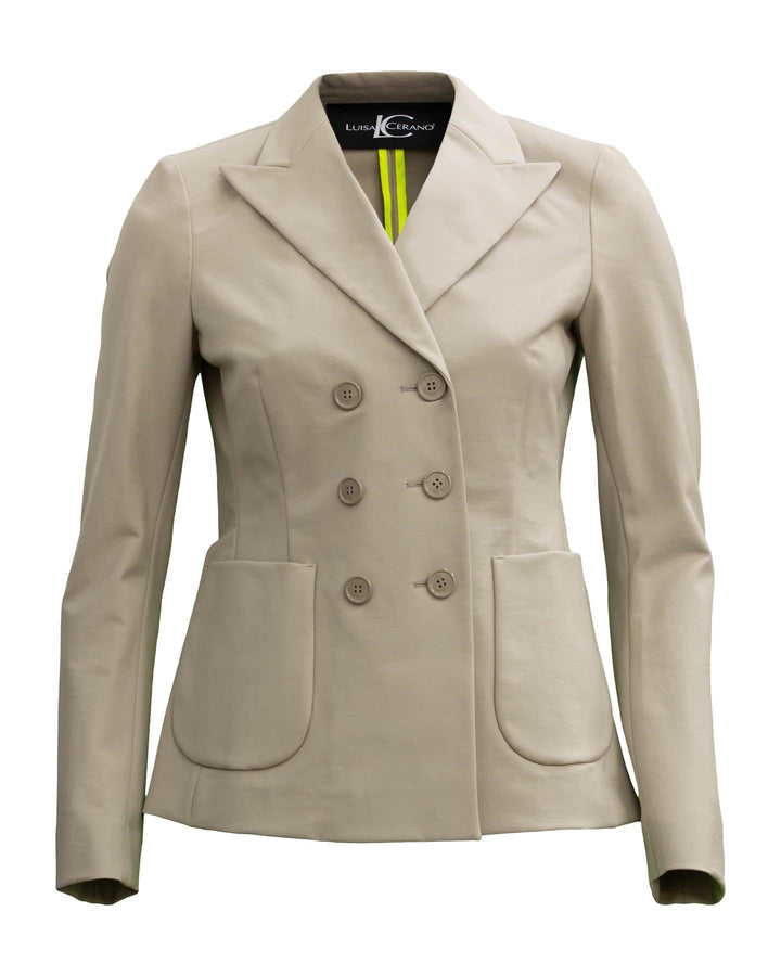 Luisa Cerano - Double Breasted Stretch Jacket